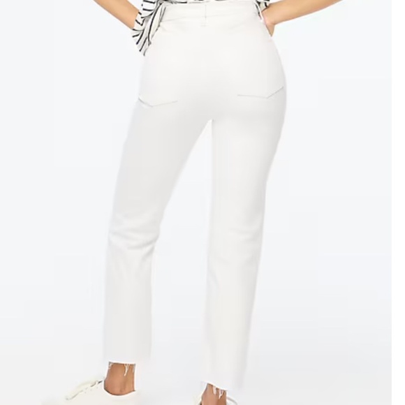 NWT J.Crew Factory White Tall stovepipe straight jean in signature stretch SZ 32 - Picture 2 of 6